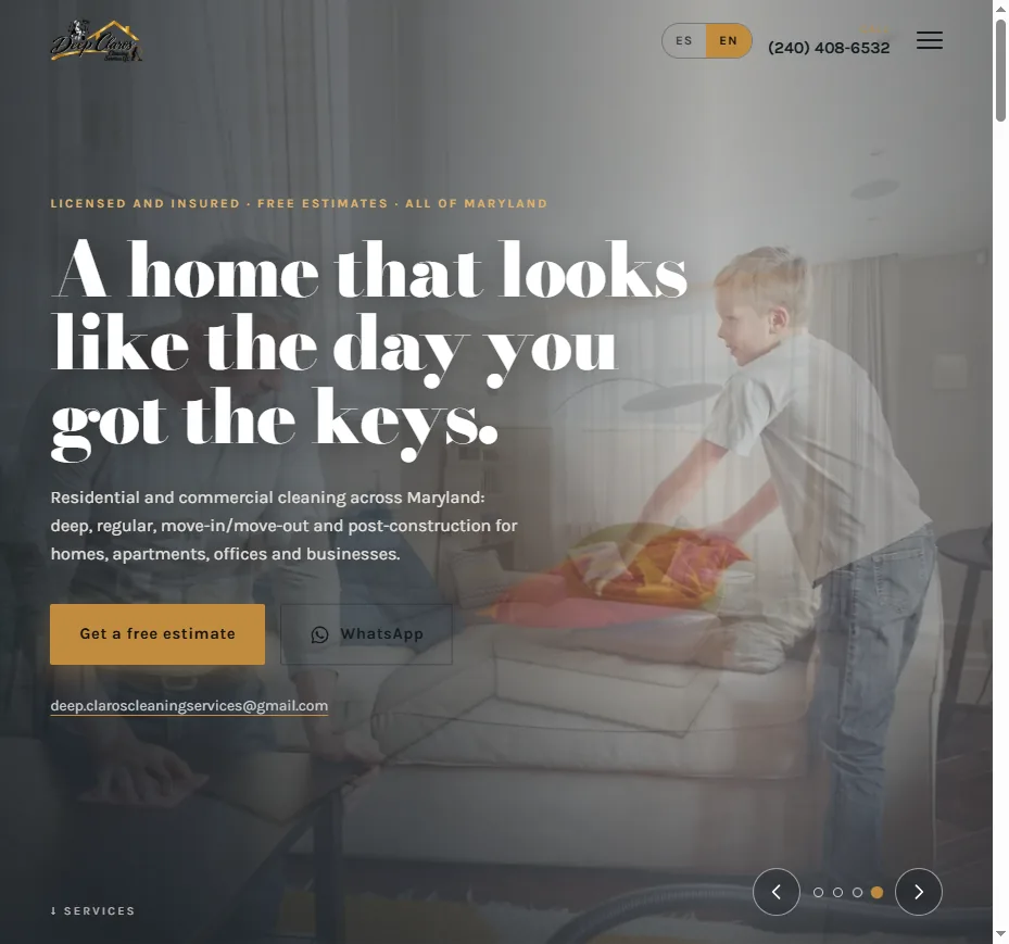Deep Claros Cleaning Services - Maryland